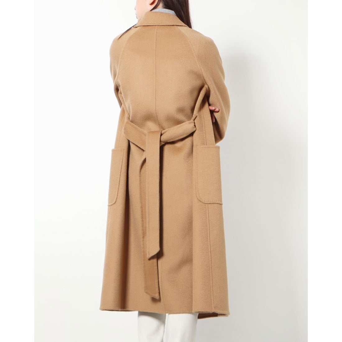 ベスジョーヤ VESGIOIA オーストラリアウールロングコートテーラード襟