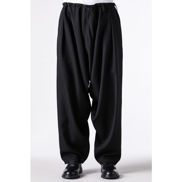 yohji yamamoto POUR HOMME22ssダーツクロップドパンツ
