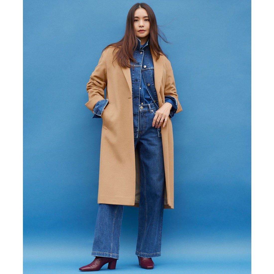 ニジュウサンク 23区 ウールカシミヤビーバー チェスターコート