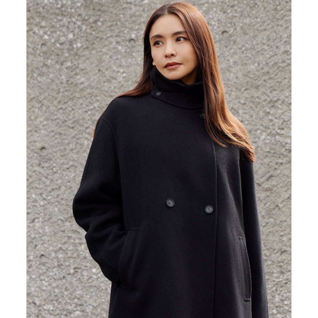 23区 【先行予約】MANTECOPure リバーコート （ブラック系） -靴