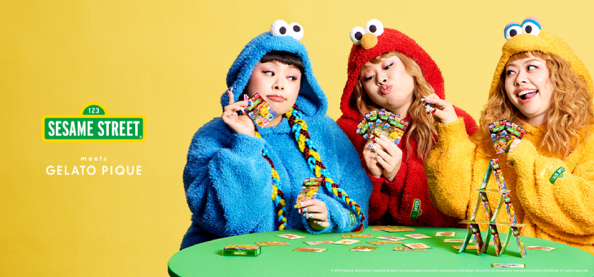 tomocoジェラピケプルオーバークッキーモンスター×エルモSサイズ各1点