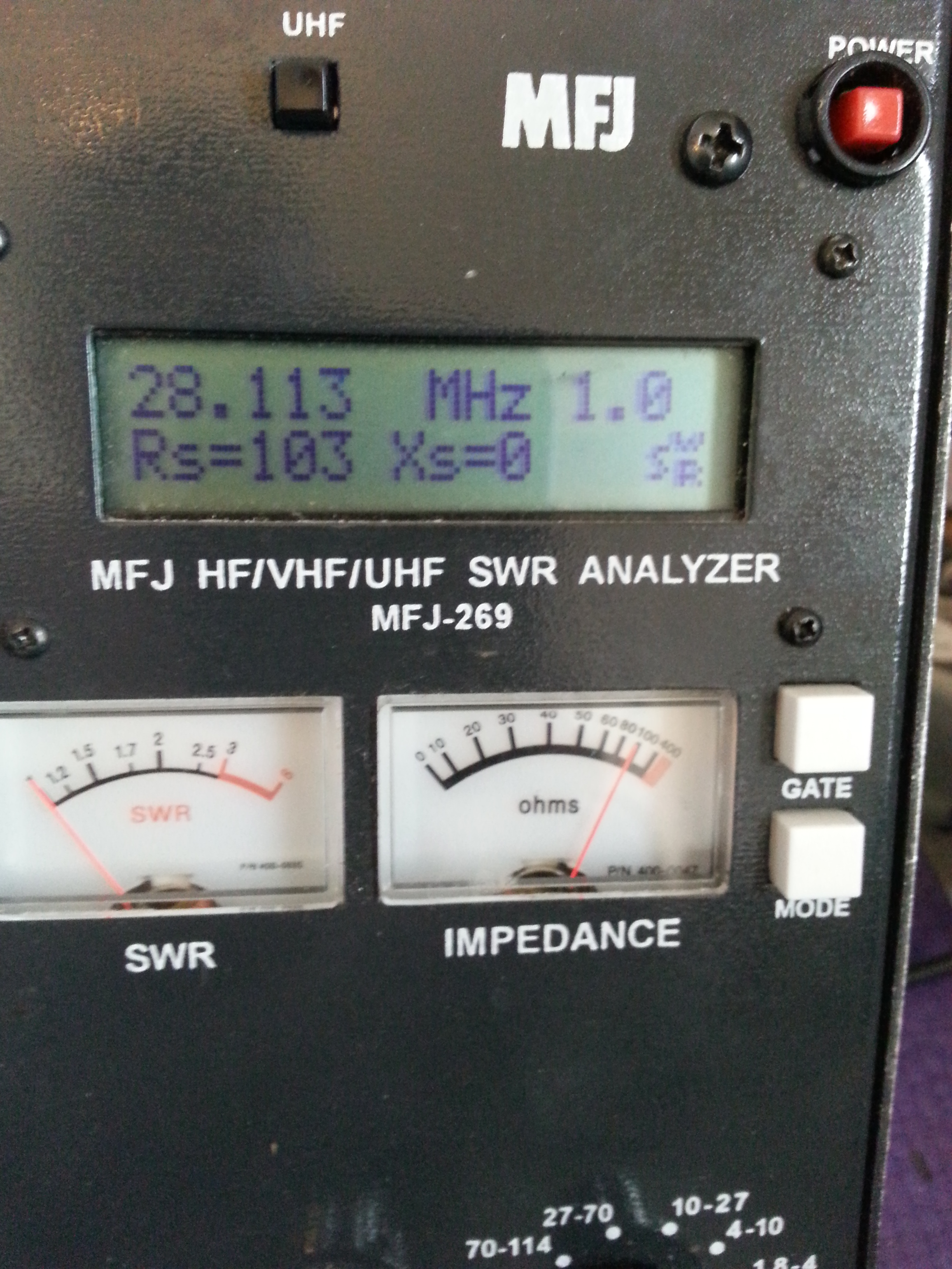 MFJ-269 1.8 ～ 470MHz アンテナアナライザー/元箱（動作確認） MFJ