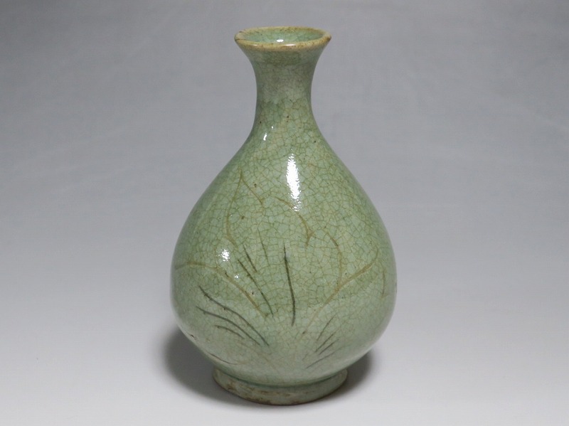 高麗青磁 徳利 容量約200ml 独酌に 古美術 古道具 アンティーク 朝鮮