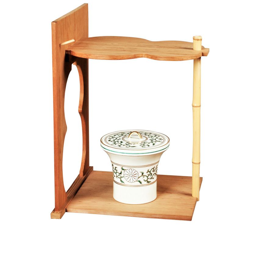 茶道具 棚（たな） 淡々斎好写 瓢棚 小林幸斎 ○水指は別売です。