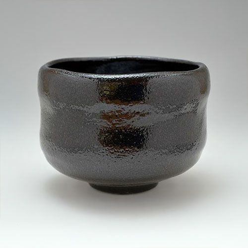 茶道具 楽茶碗（らくちゃわん） 黒楽茶碗 円楽窯