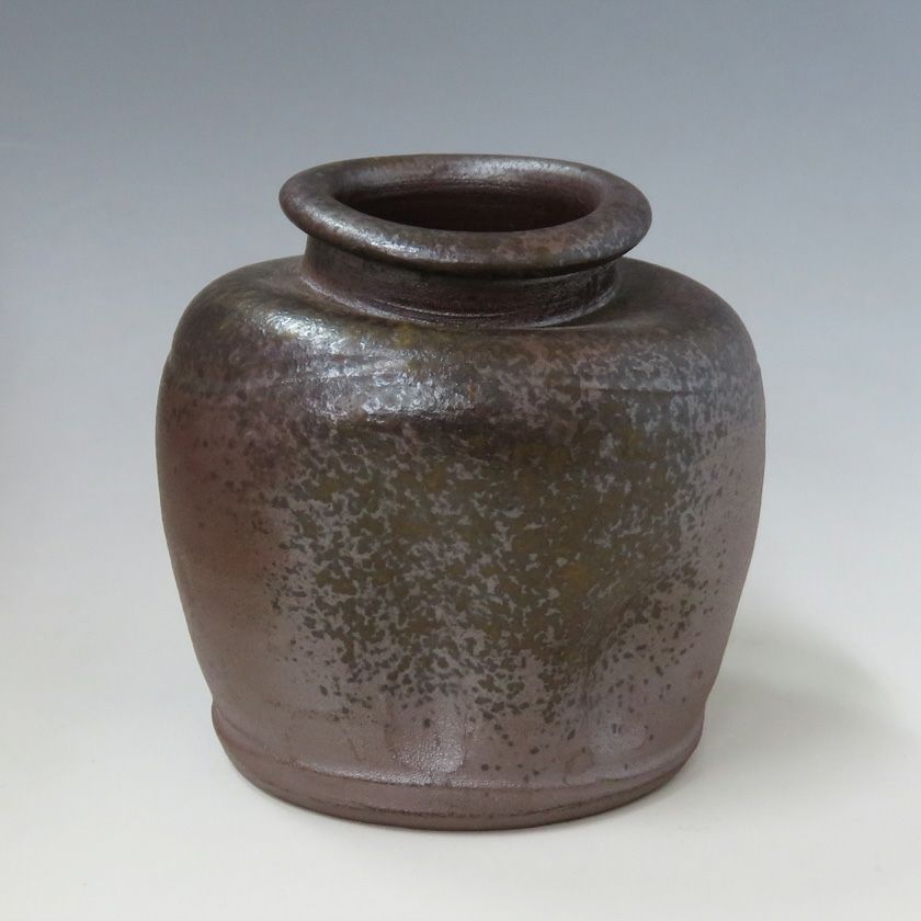 茶道具 花入（はないれ） 蹲花入（うずくまる） 備前 陶峰 | 千年の