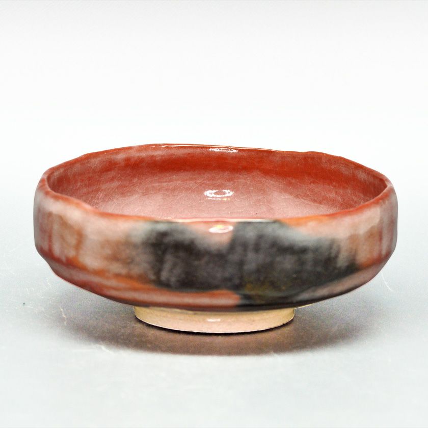 茶道具 平茶碗（ひらちゃわん） 馬盥茶碗 赤楽 松楽窯 | 千年の香り 千紀園