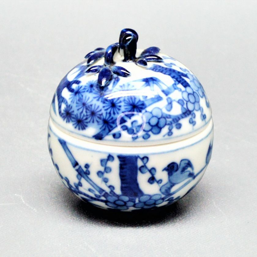 茶道具 香合（こうごう） 香合 祥瑞 蜜柑 景徳鎮 王懐英 | 千年の香り