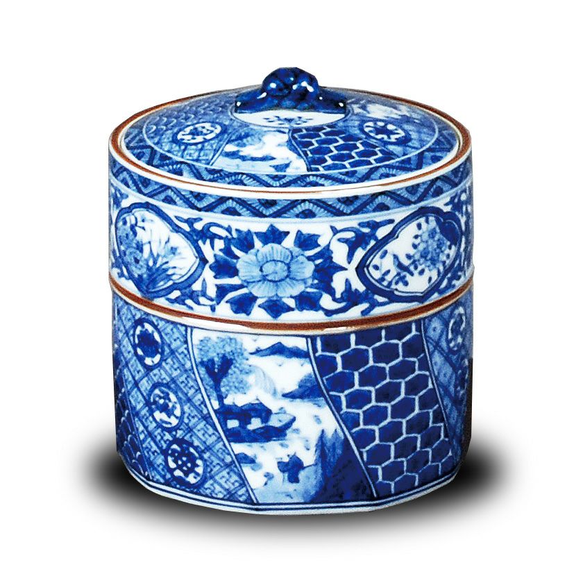 茶道具 水指（水差・みずさし） 水指 切立 祥瑞 高野 昭阿弥 | 千年の