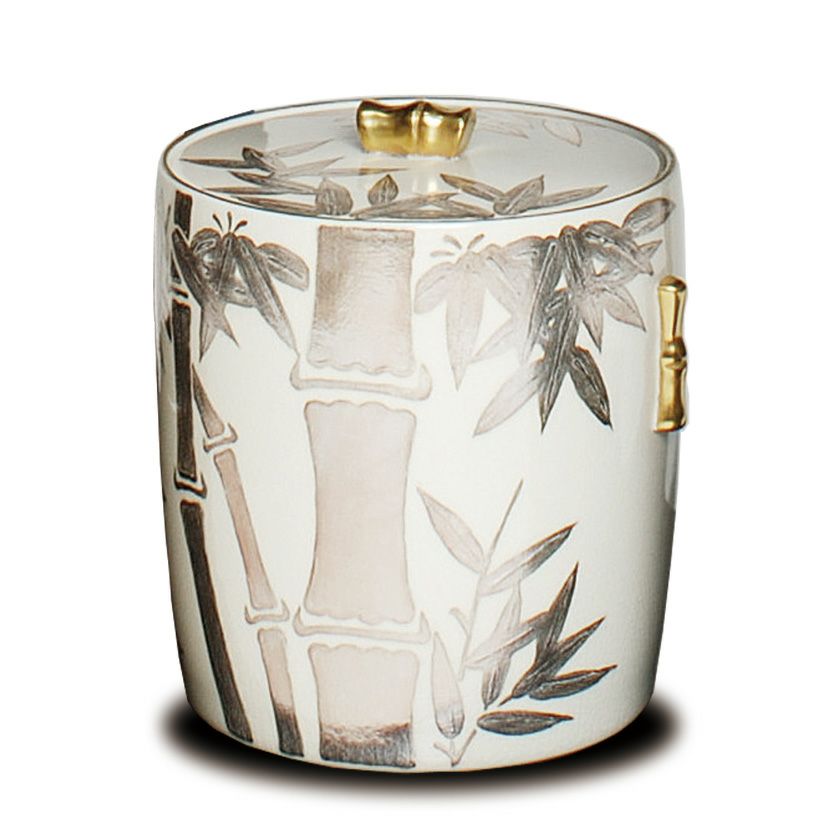 茶道具 水指（水差・みずさし） 水指 仁清 銀竹 御室窯 | 千年の香り