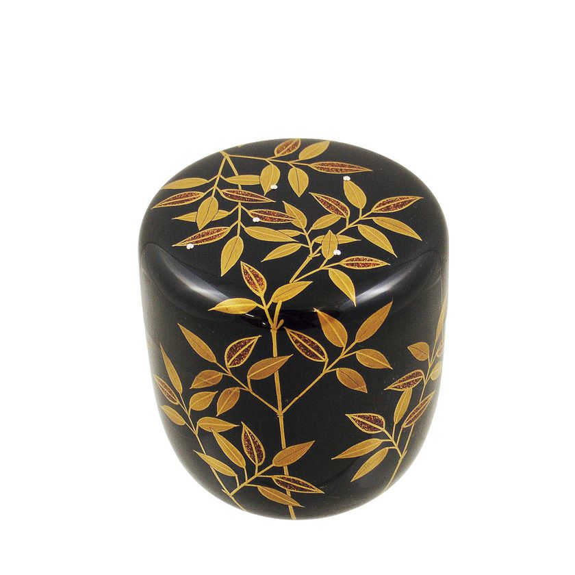 茶道具 棗 昭峰 銀杏蒔絵 茶道具 棗 昭峰 銀杏蒔絵