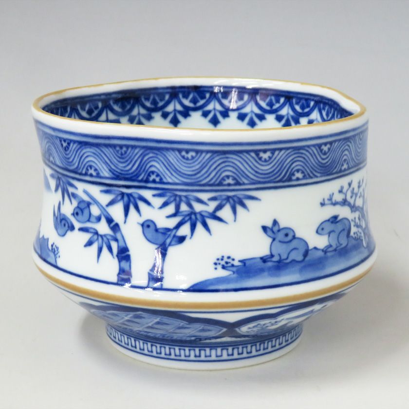 茶道具 抹茶茶碗（まっちゃちゃわん） 景徳鎮 茶碗 祥瑞 州浜 王 懐英