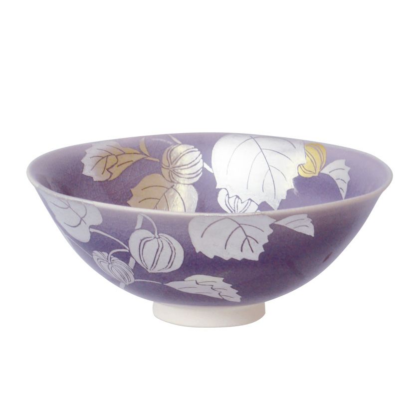 九谷萌春 夏用茶碗「花火」 九谷萌春 夏用茶碗「花火」