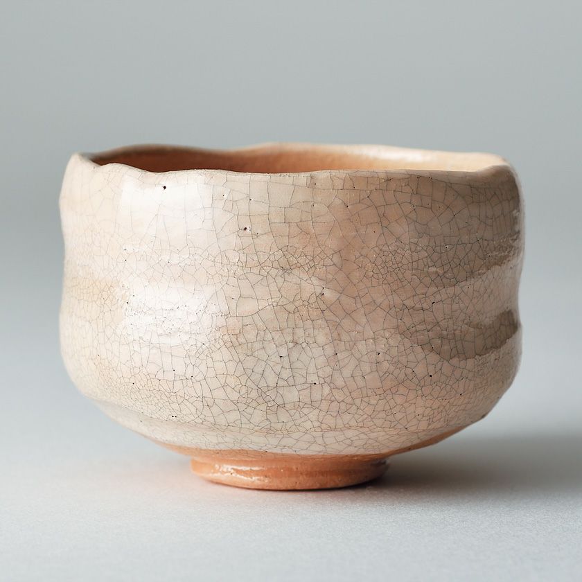 茶碗、常慶写、峯の雪、祥悦作、もも6番 茶碗、常慶写、峯の雪、祥悦作