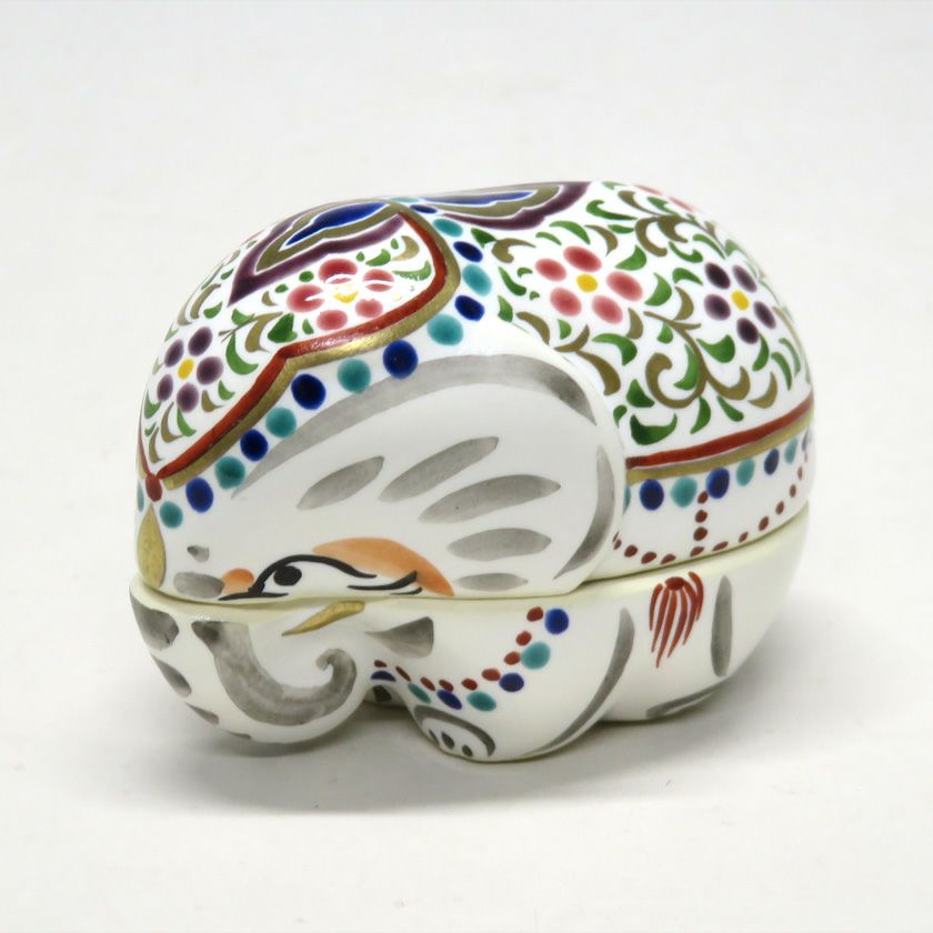 茶道具 香合（こうごう） 白象 香合 中村 良二 | 千年の香り 千紀園