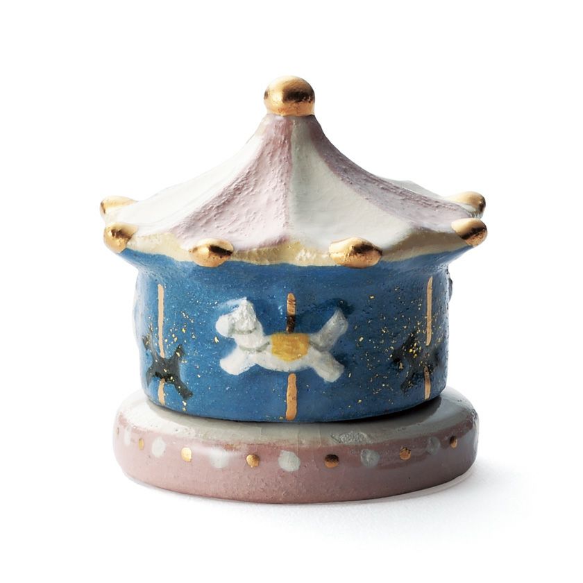 茶道具 香合（こうごう） 干支香合 メリーゴーランド 吉村 楽入 干支