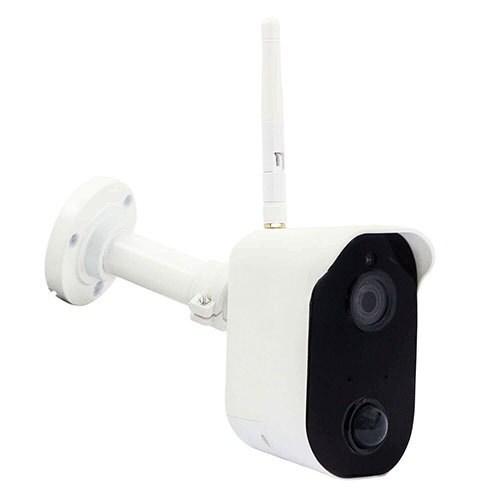 新品] 防犯カメラソーラーバッテリー無線カメラ&モニターセット