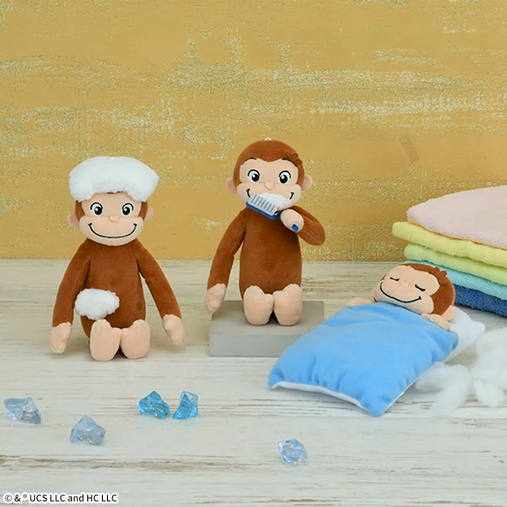 おさるのジョージ ぬいぐるみ おねんね準備｜プライズ・くじ・グッズ