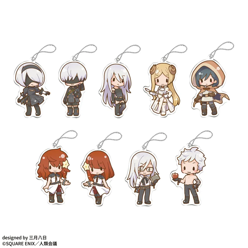 キミガシネ キャラドットアクキー アクリルキーホルダー サラ