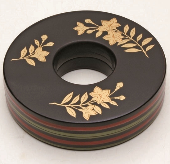 通販販売【茶道具】 香合 乾漆 掛絡 仙叟好写 *奥津一心斎* から