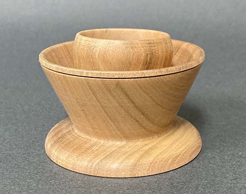 筑城筑良作 木の葉四方 薄茶器 茶道具 共箱 V926 - メルカリ