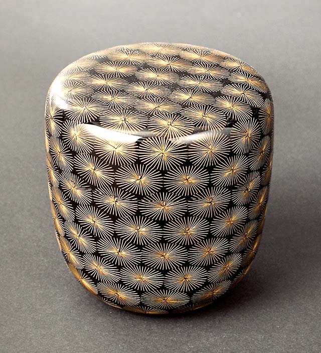 茶道具棗尋牛斎流水蒔絵大棗工芸品