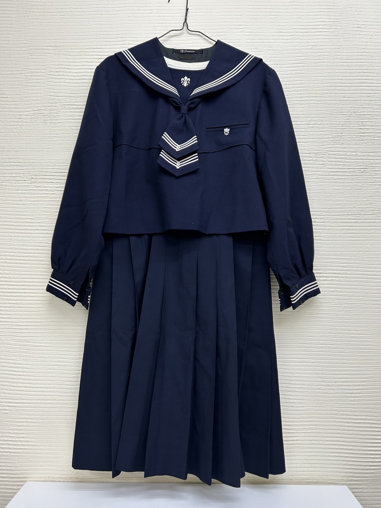 戦前時代～昭和30年代稀少大型染付古布太陽桜マルホ学生服店舗当時物