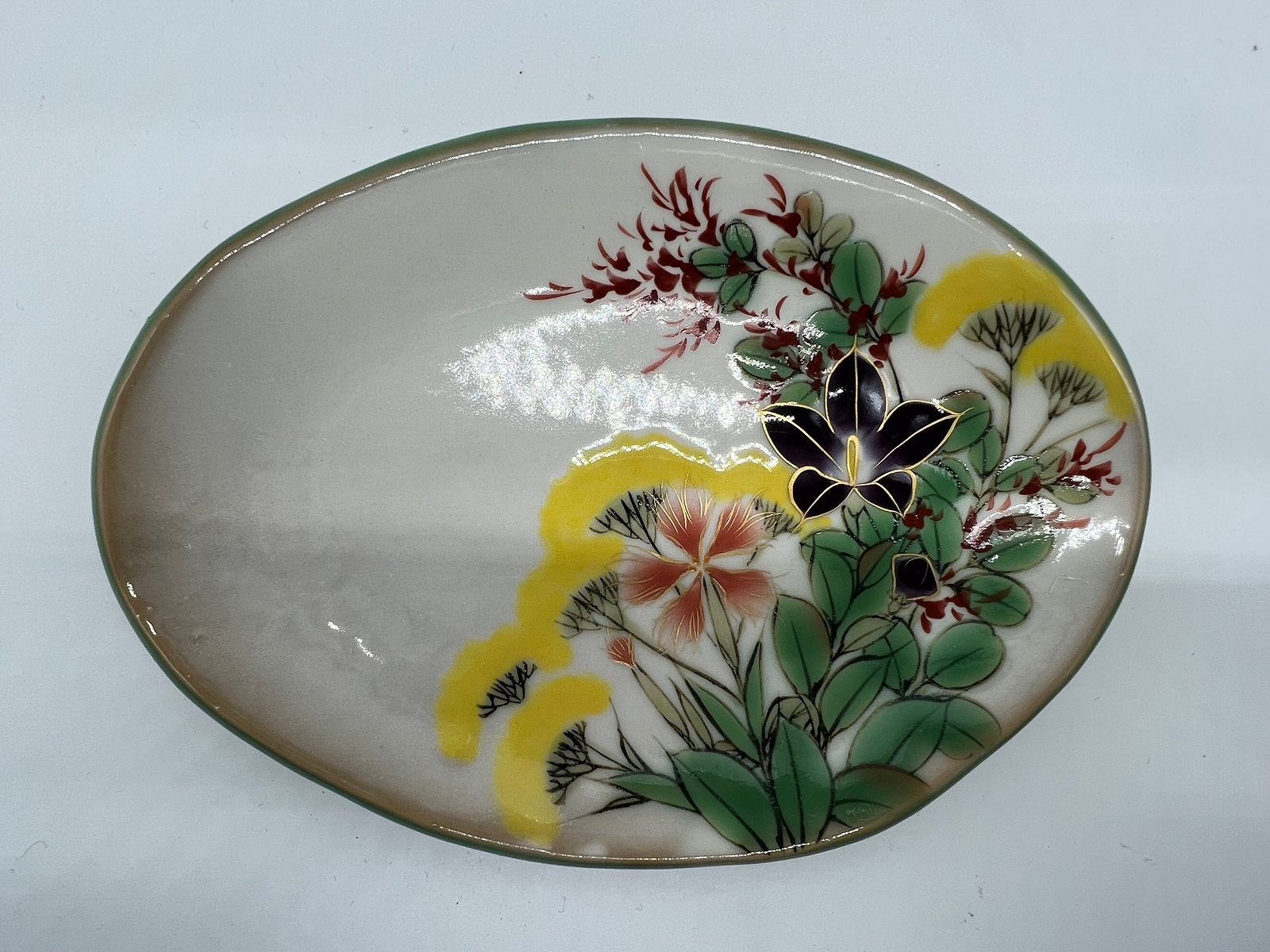 清水焼 京焼 陶あん 陶 陶庵 とうあん 色絵お皿 4枚 牡丹【一点物】京