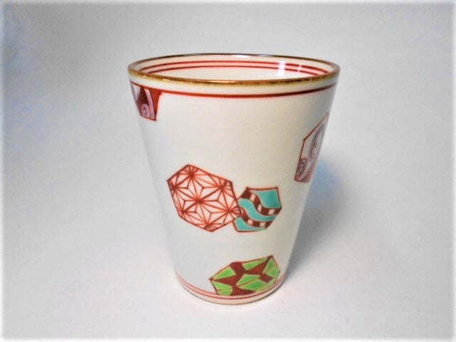 京焼・清水焼 二代 高木岩華作 赤絵古式模様小鉢 共箱 古物。 【公式通販】