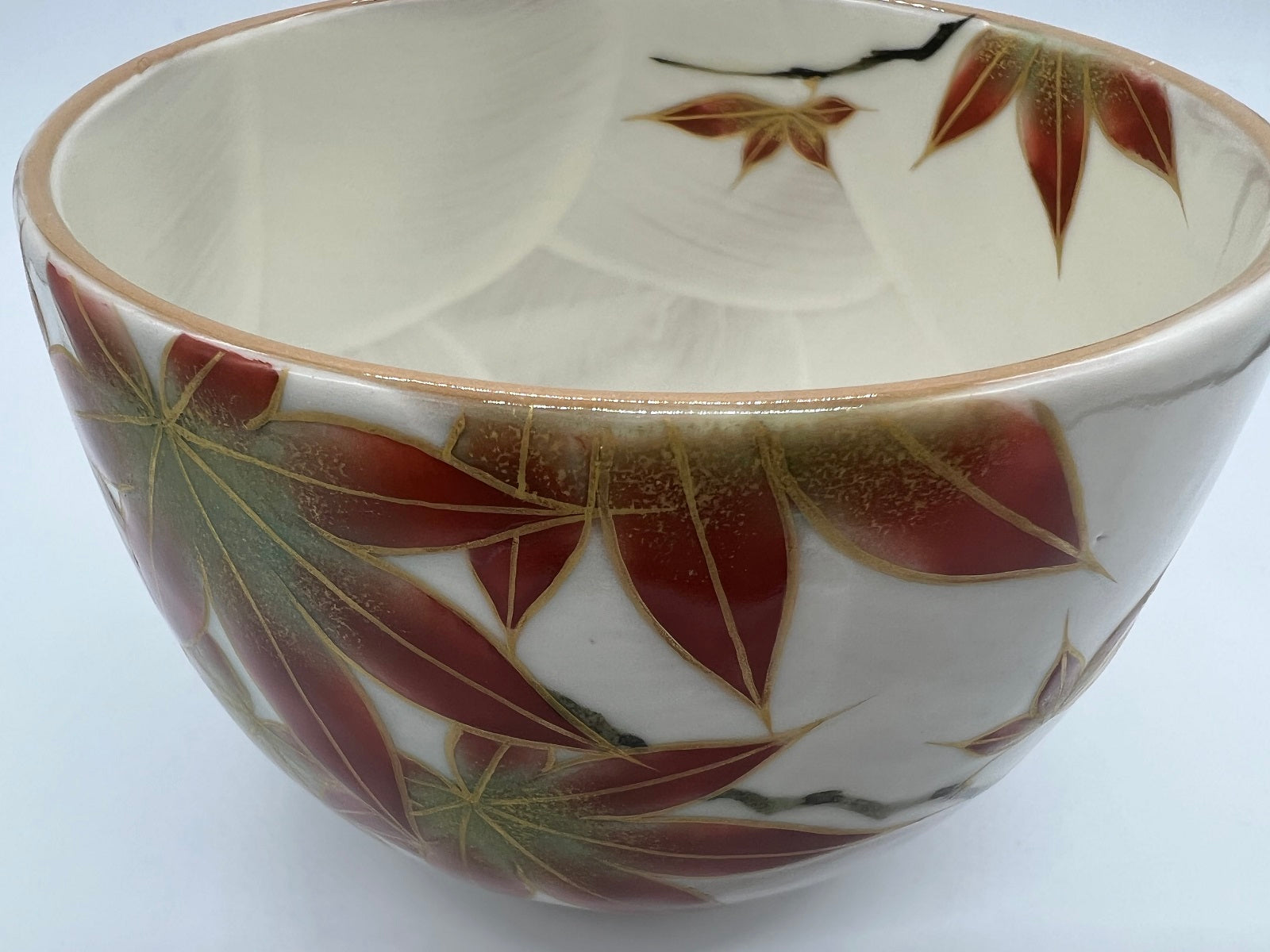 清水焼 とうあん(白掛五草花) 蕎麦猪口 清水焼 とうあん(白掛五草花)