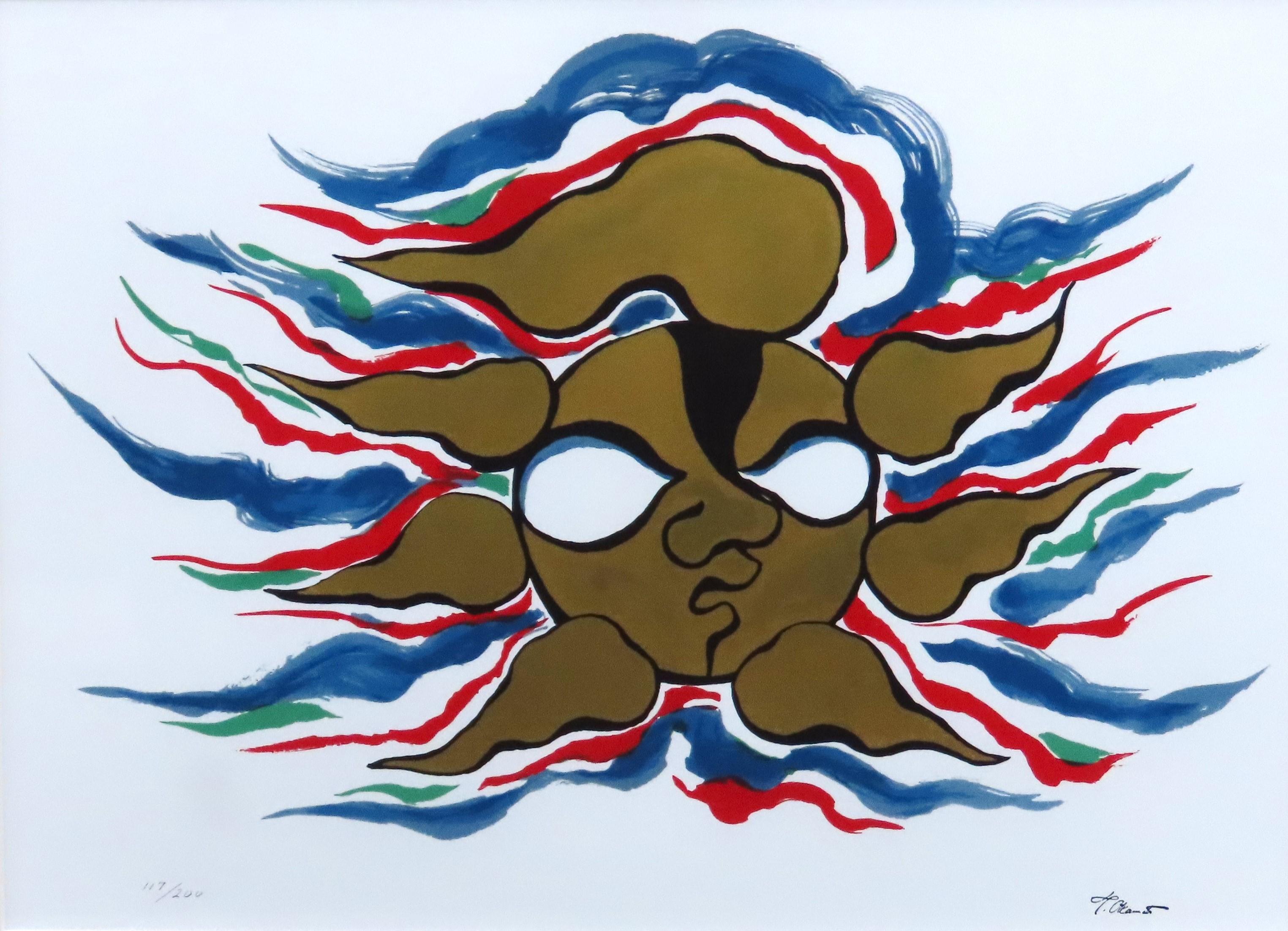 希少 武者小路実篤 日本画 カーネーション 真筆 鑑定書付き