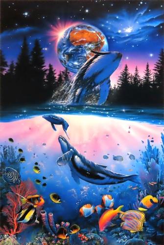 ラッセン【ドーン オブ ライト】 シルクスクリーン ラッセン【ドーン