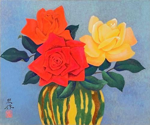 版画 「赤富士双鶴」 | ｜正光画廊