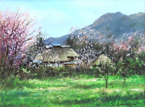 人気SALE，豊富な】 【真作】【WISH】石川茂男「岩手県南部曲の家 東北