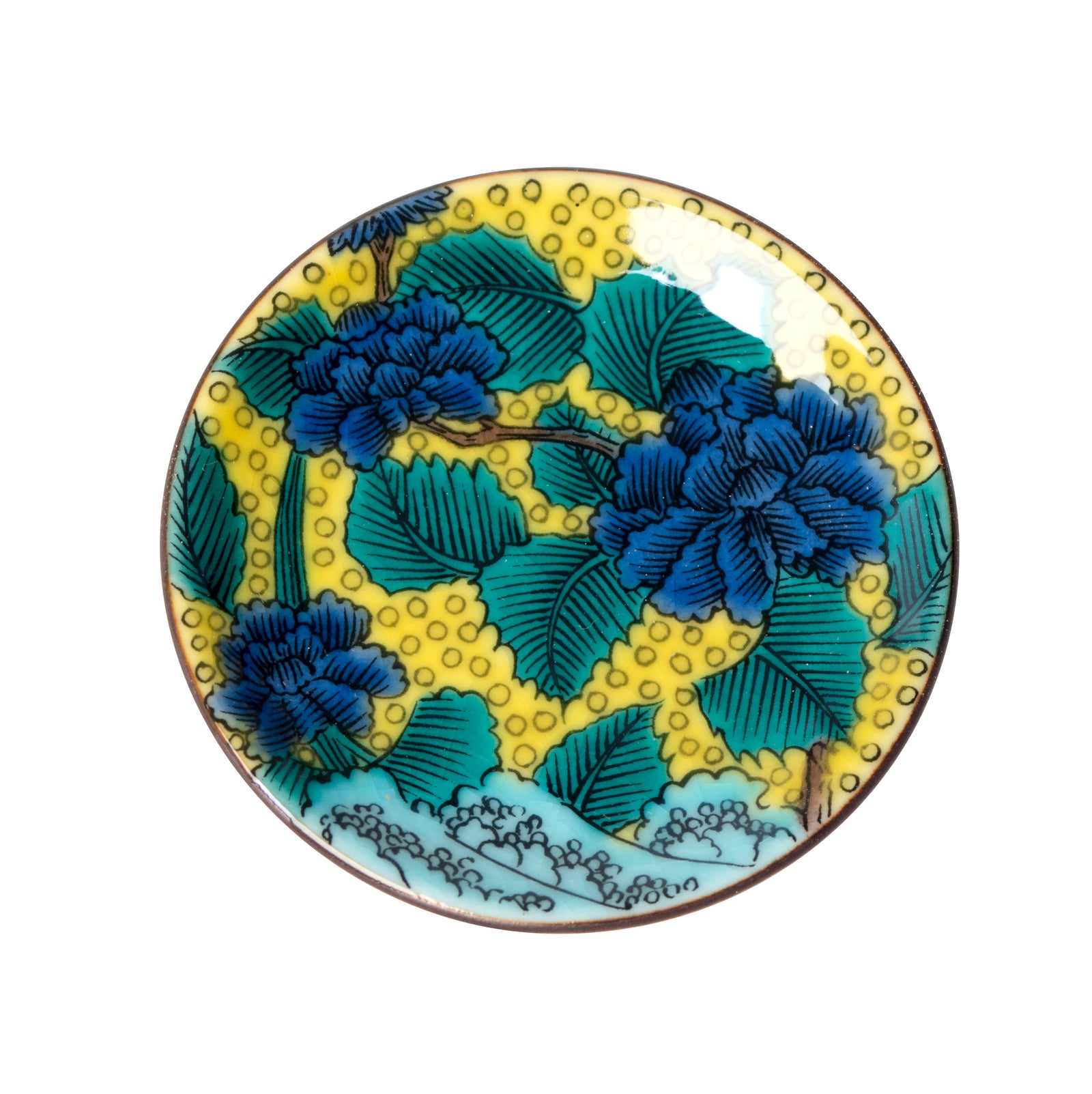 姫皿 古九谷青手土坡に牡丹図 MCH-04 – SEIKOU ONLINE