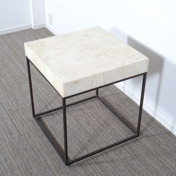 サイドテーブル アスプルンド 天然石 ストーンテーブル サイドテーブル