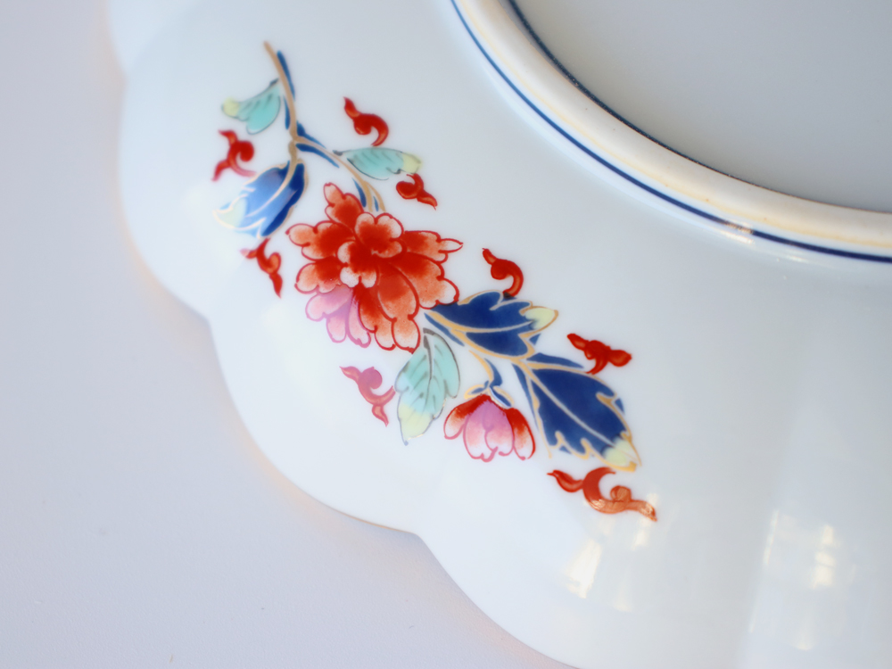 古伊万里菊形平鉢MA780