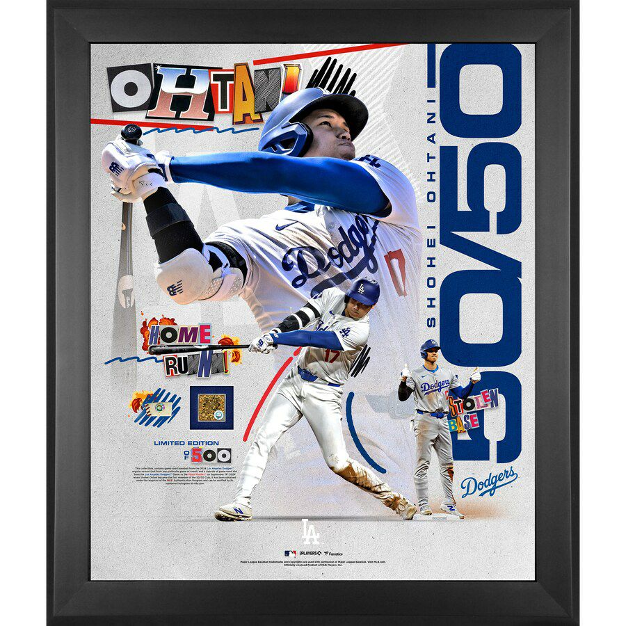 大谷翔平 50/50 公式 クリスタルボール ドジャース おまけ 大谷翔平 50