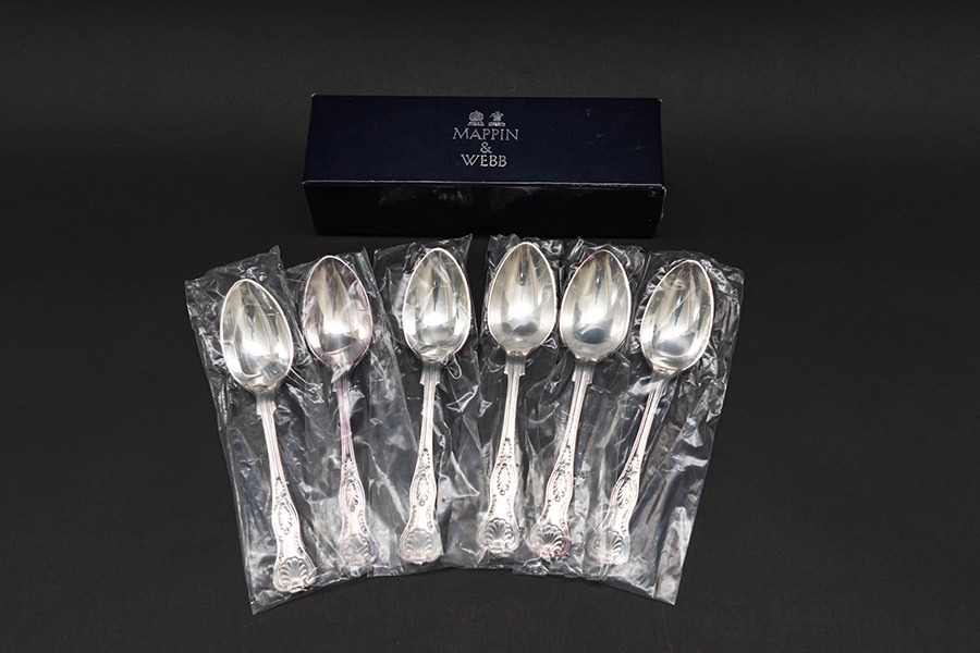 マッピン＆ウェッブ ティースプーン 【未使用.未開封】 計6本 マッピン