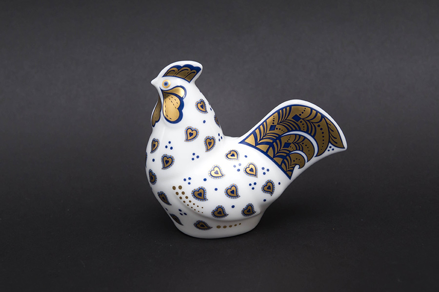 ロイヤル・クラウン・ダービー 干支シリーズ（2017年）イヤーコッケ