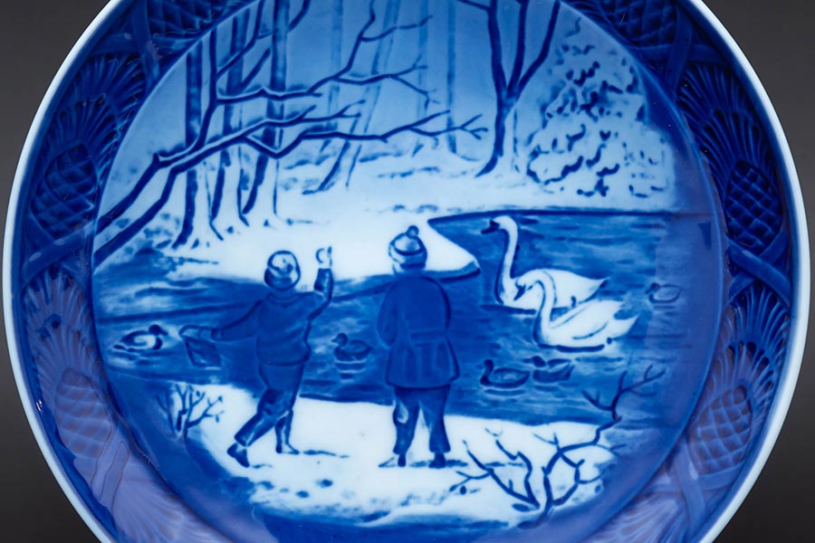 ロイヤル・コペンハーゲン イヤープレート（1987年）『Winter Birds