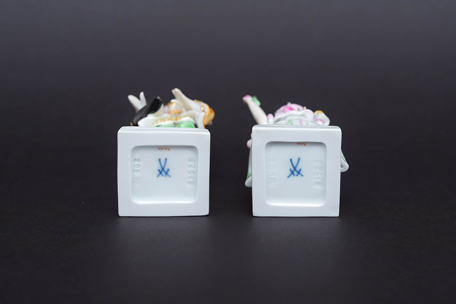 マイセン 様式ペア人形「ロココ」を買い取りました｜ブランド食器買取