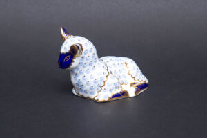 ロイヤル・クラウン・ダービー ペーパーウェイト ニワトリ（雌鳥）を