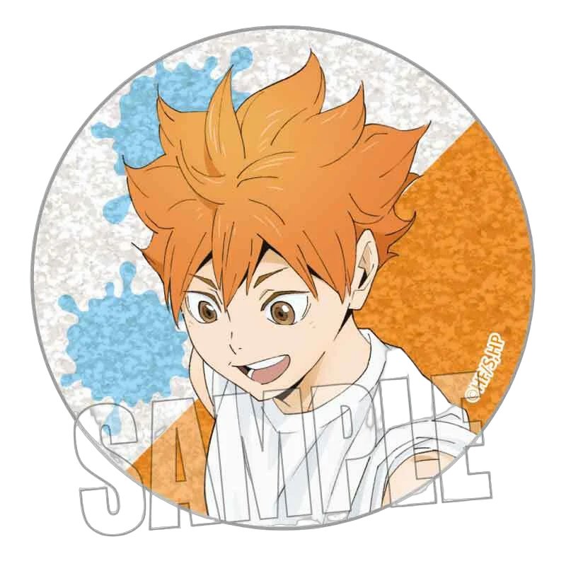 トレーディンググリッター缶バッジ ハイキュー!!/プール掃除ver. BOX