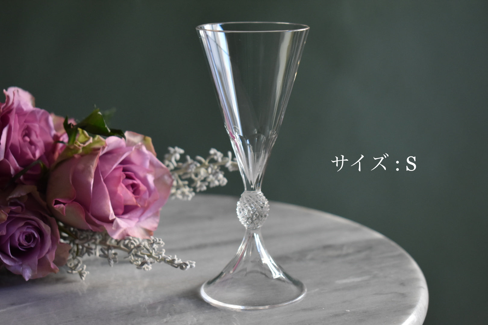 オーストリア アンティークビミニ フィギュア入りグラス オーストリア