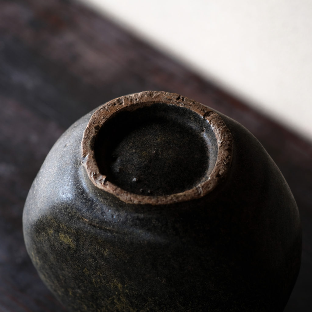李氏朝鮮 黒高麗扁壷 | 骨董と詩学 Antique & Poetics | 蛇韻律