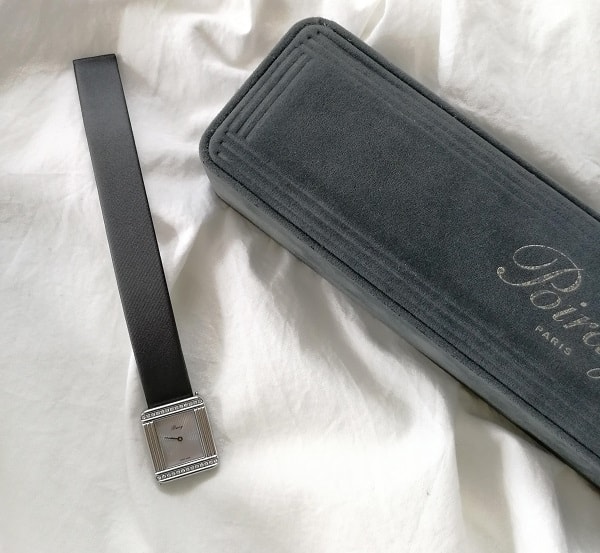 Poiray×CARVEN ポアレ カルヴェン マプルミエ 替えベルト 花 黒 Poiray