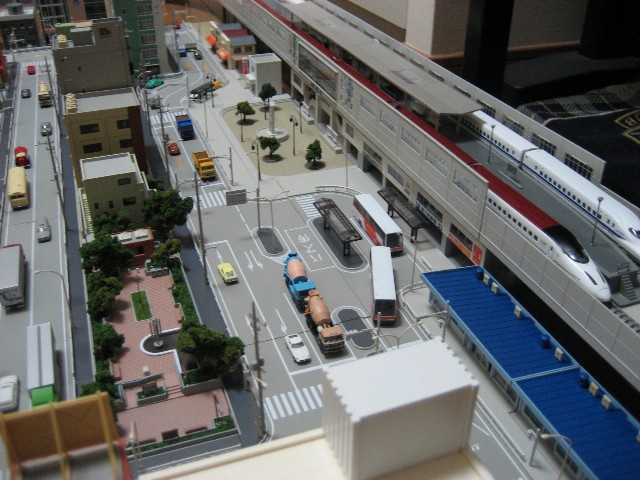 ジオタウン 駅前道路セット ジオラマベース KATO 鉄道模型 完成品 注文