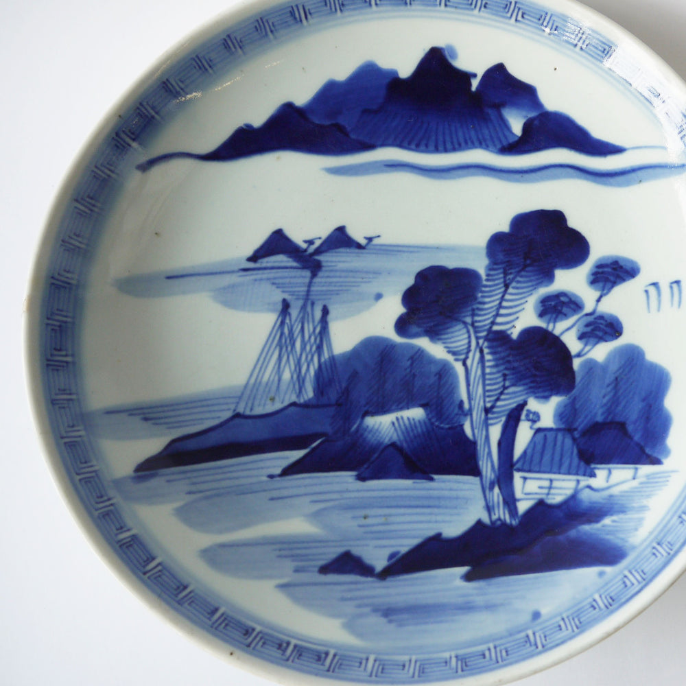 伊万里焼 初期伊万里 稗古場窯 染付 皿 V R5202 伊万里焼 初期伊万里