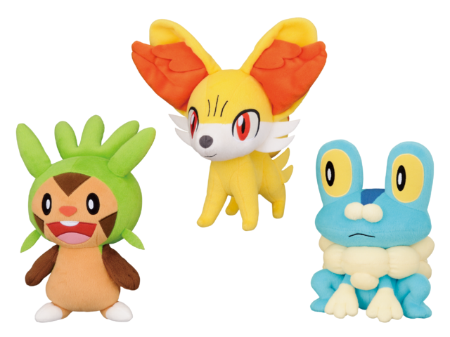 ポケモン 等身大 ぬいぐるみ ハリマロン フォッコ ケロマツ 大きさは約